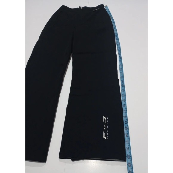 Fire and Ice Womens Sz Small Black Lined Ski Pants RN54198 Zip Pocket Nylon Snow - Picture 8 of 14